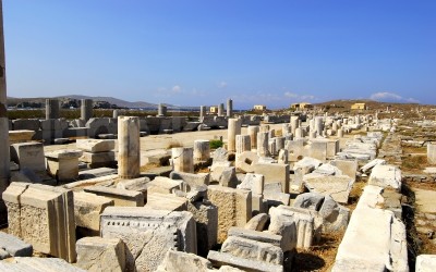 Archaeological Site of Delos - DelosIsland50.JPG - Mykonos, Greece